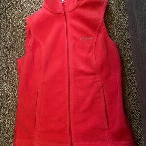 Columbia Pink Fleece Vest